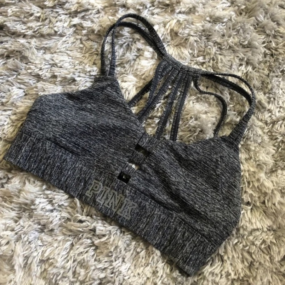 VS PINK Grey Sports Bra
